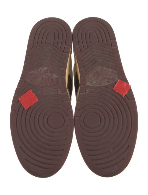 RHUDE Leather Printed Sneakers