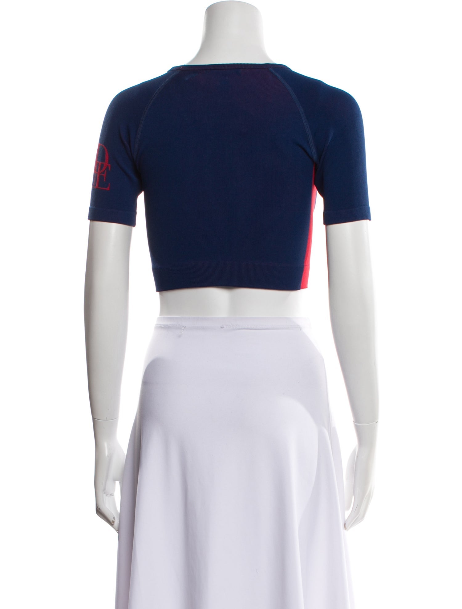 RHUDE Nylon Crew Neck Crop Top