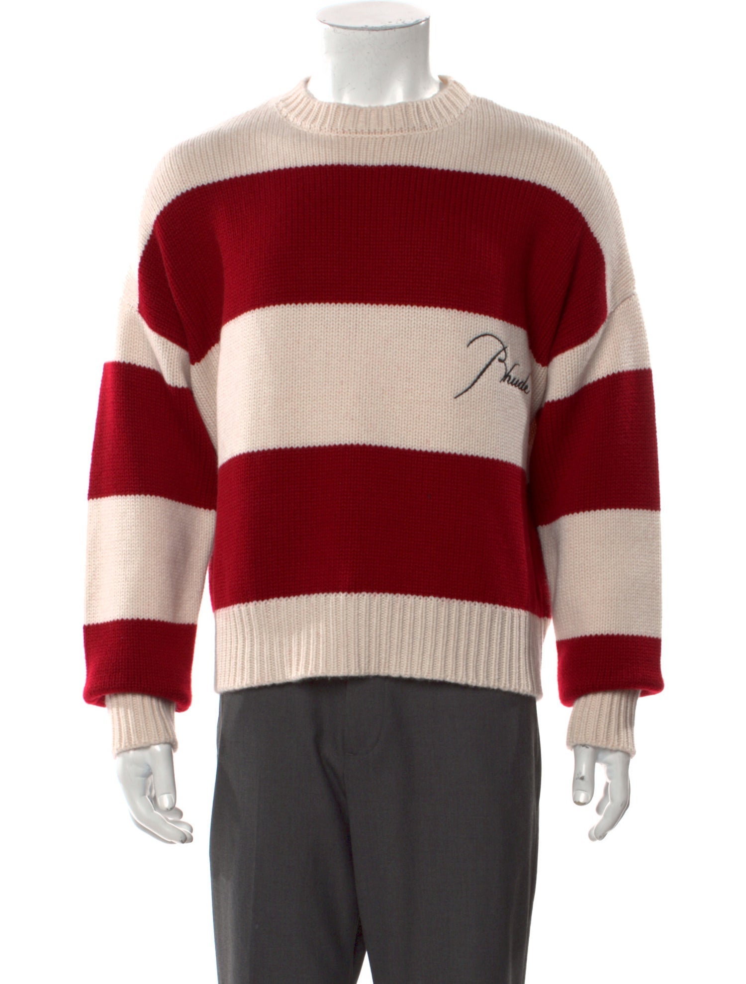 RHUDE Wool Striped Pullover w/ Tags