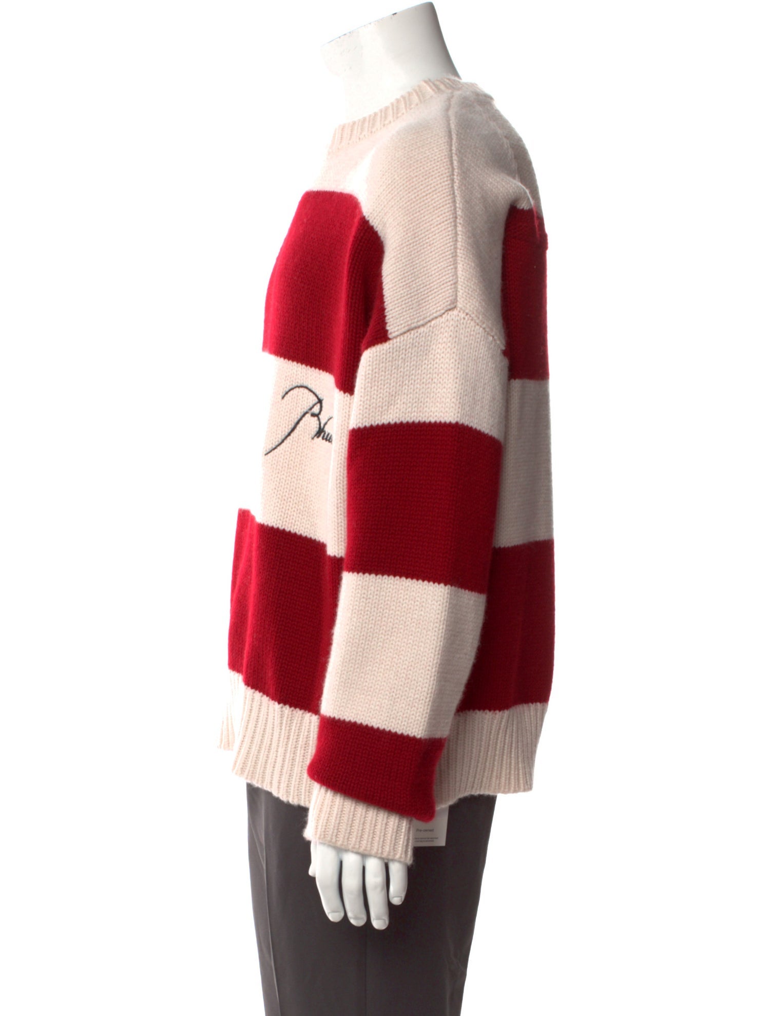 RHUDE Wool Striped Pullover w/ Tags