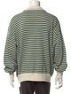 RHUDE Striped Mock Neck Polo Sweater