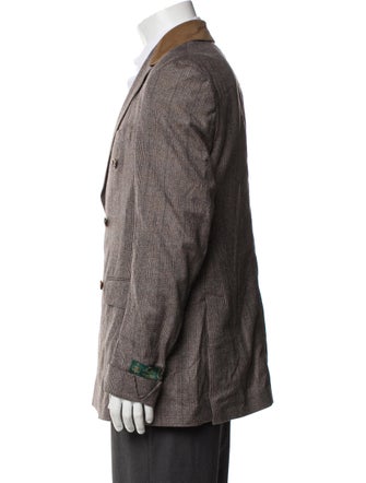 RHUDE Virgin Wool Plaid Print Blazer