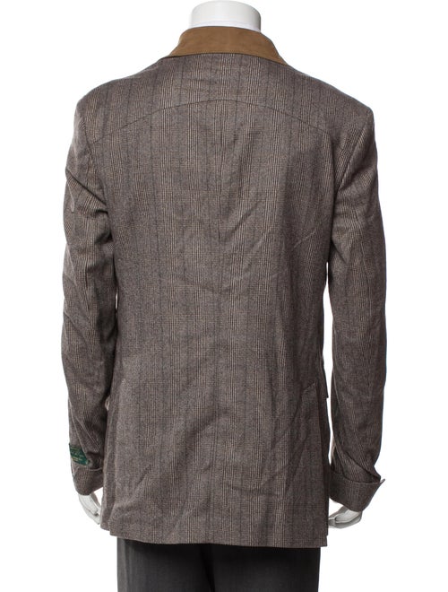 RHUDE Virgin Wool Plaid Print Blazer