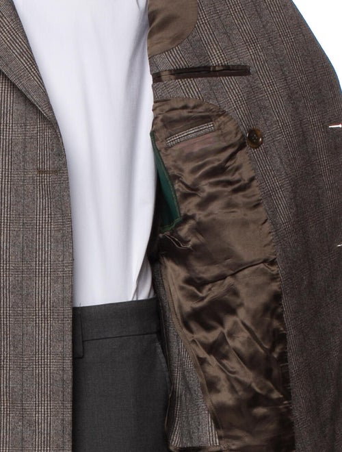 RHUDE Virgin Wool Plaid Print Blazer