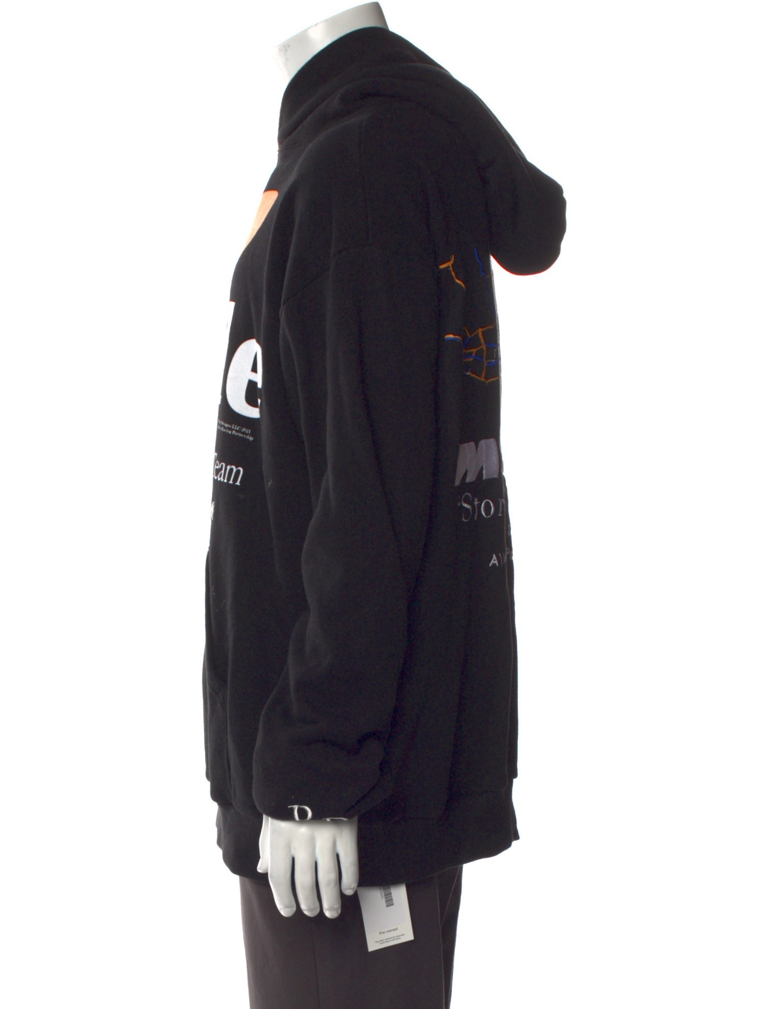 RHUDE Graphic Print Crew Neck Hoodie