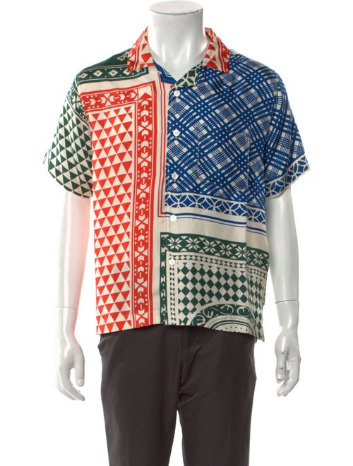 RHUDE Silk Printed Shirt