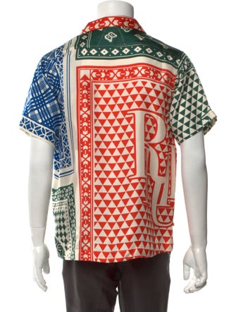 RHUDE Silk Printed Shirt