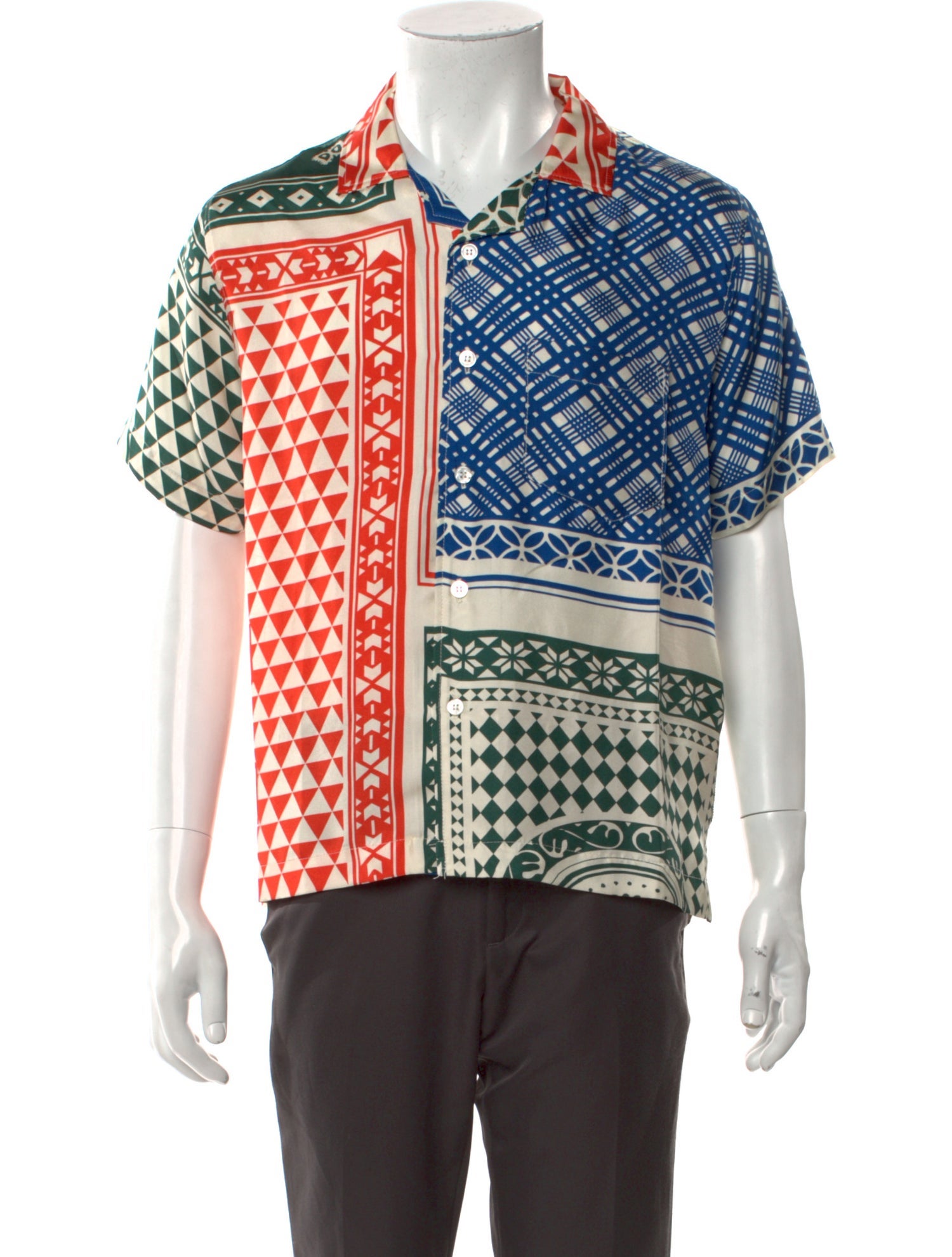 RHUDE Silk Printed Shirt