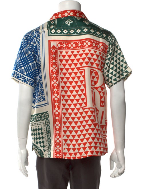 RHUDE Silk Printed Shirt