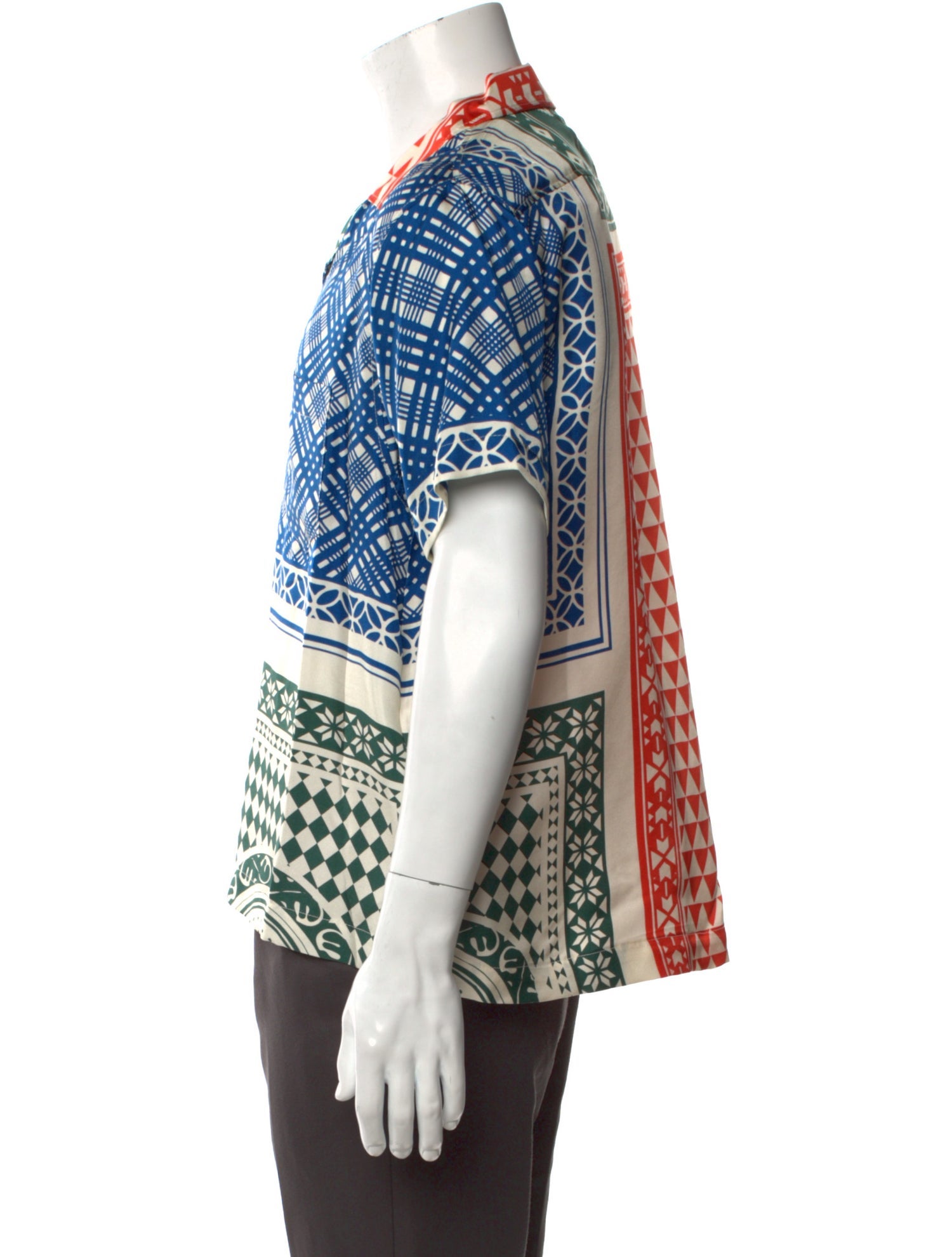 RHUDE Silk Printed Dress Shirt