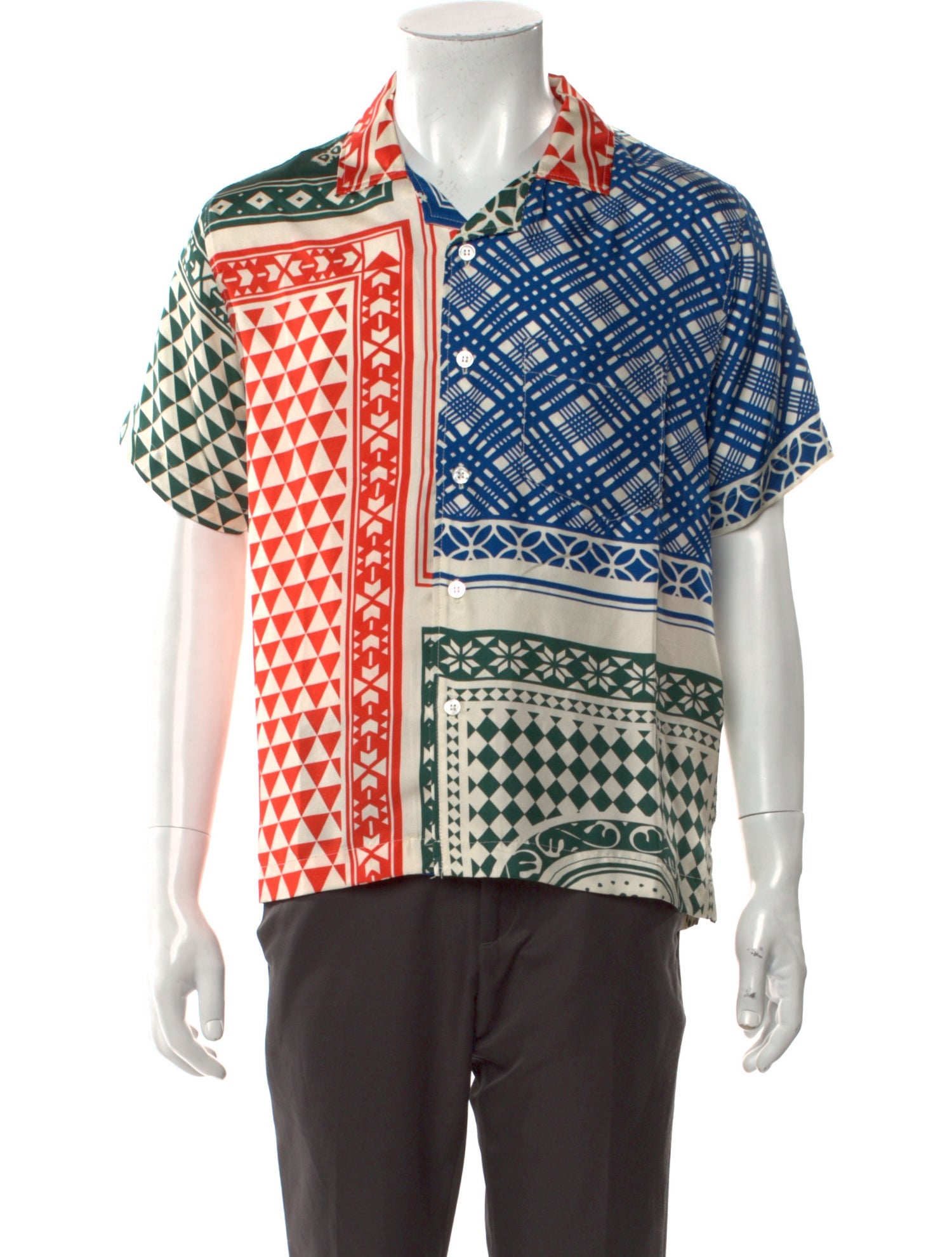 RHUDE Silk Printed Shirt