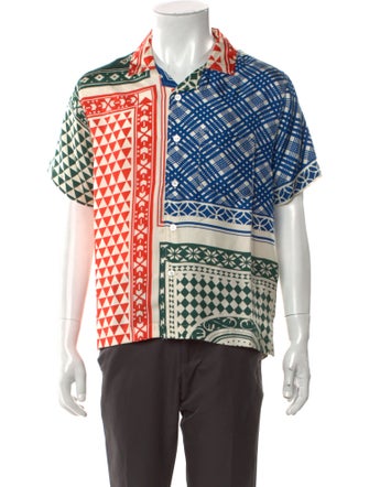 RHUDE Silk Printed Shirt