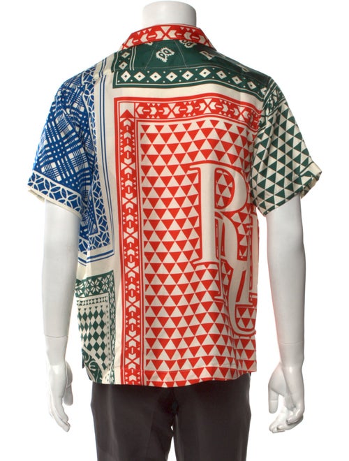 RHUDE Silk Printed Shirt