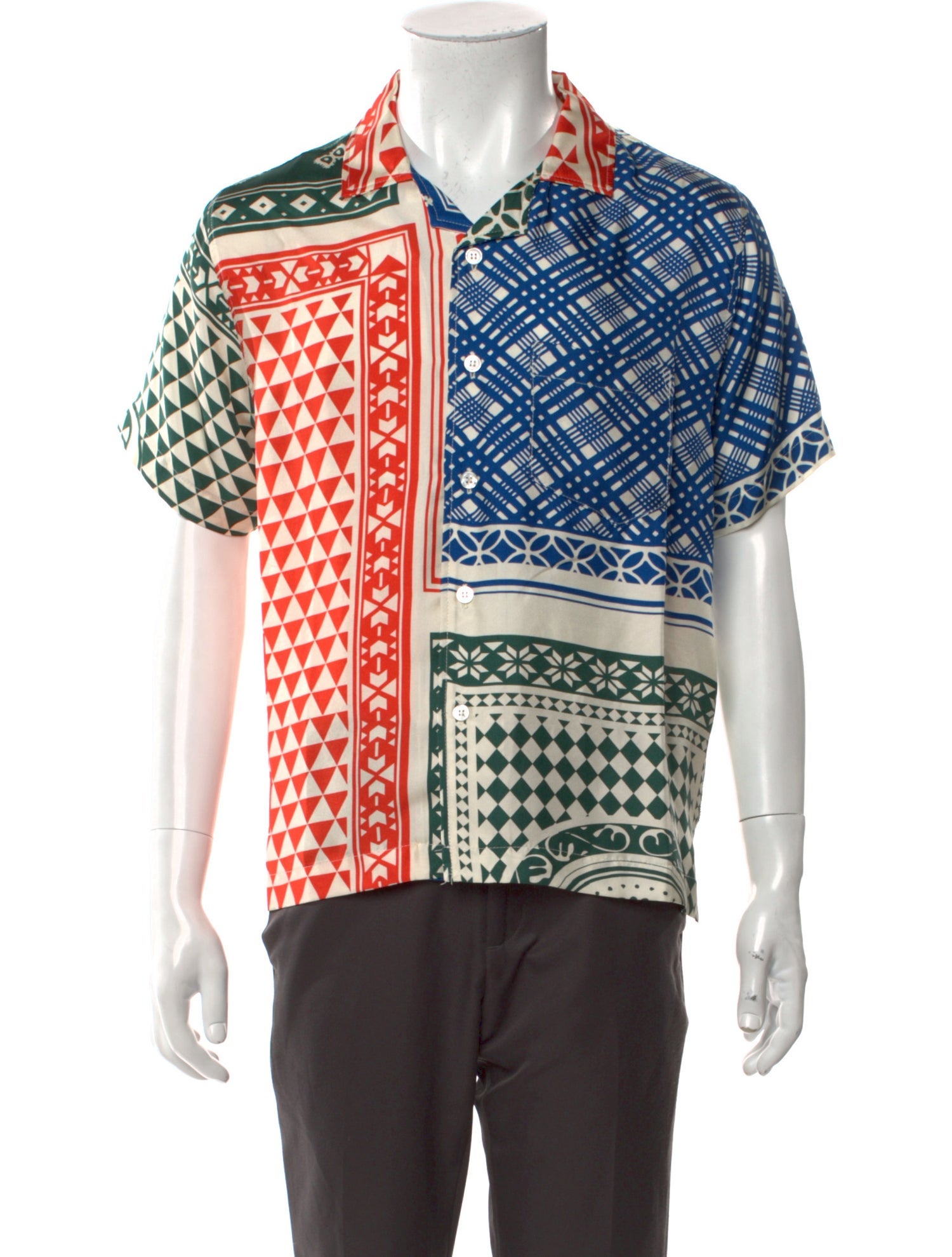 RHUDE Silk Printed Shirt