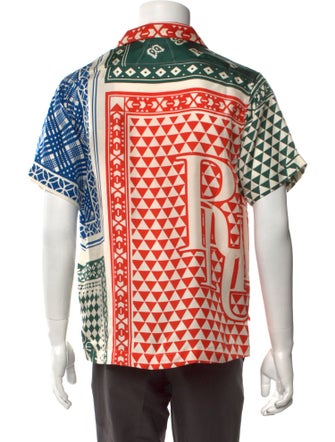 RHUDE Silk Printed Shirt