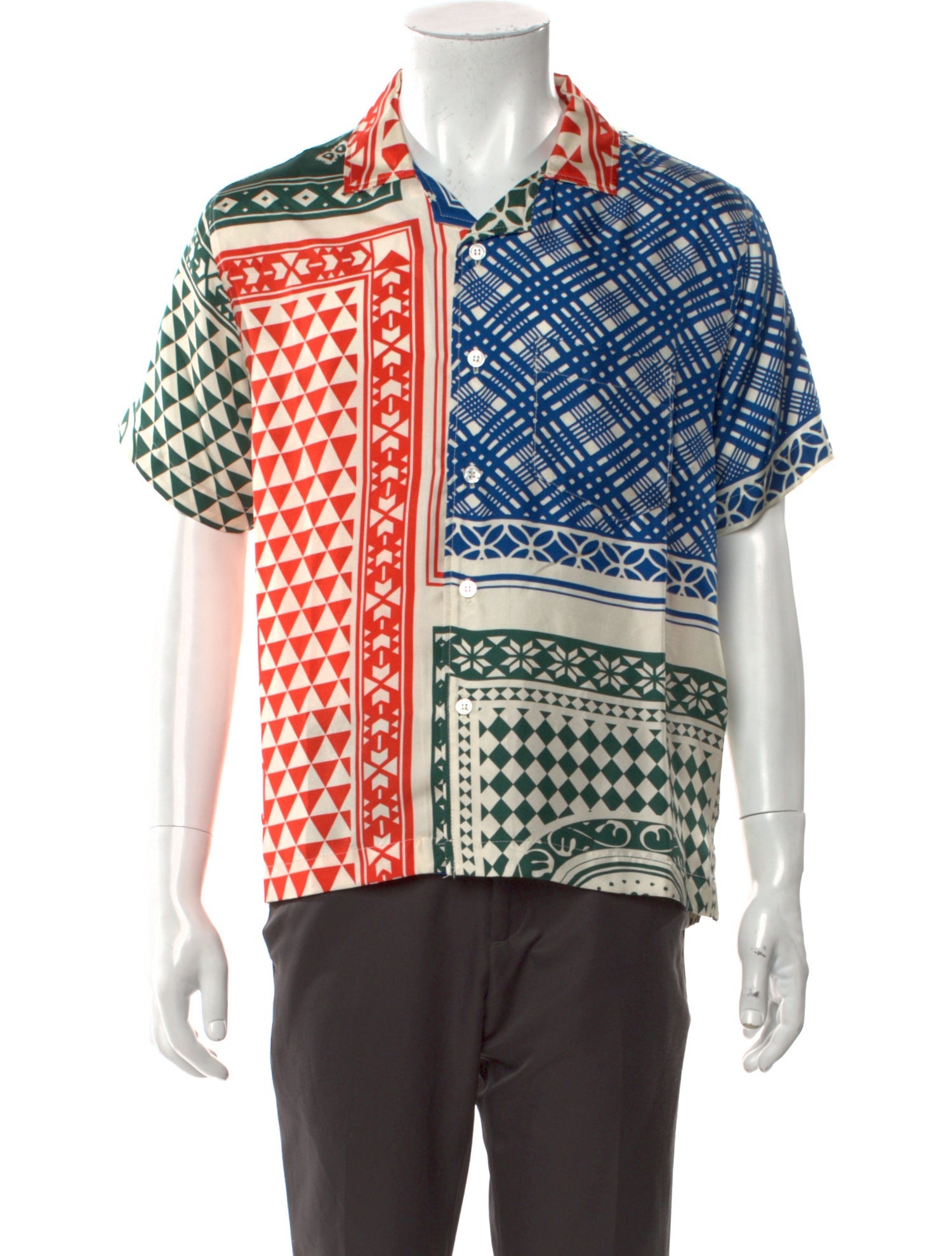 RHUDE Silk Printed Shirt