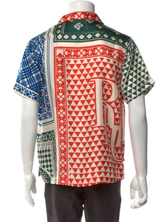 RHUDE Silk Printed Shirt