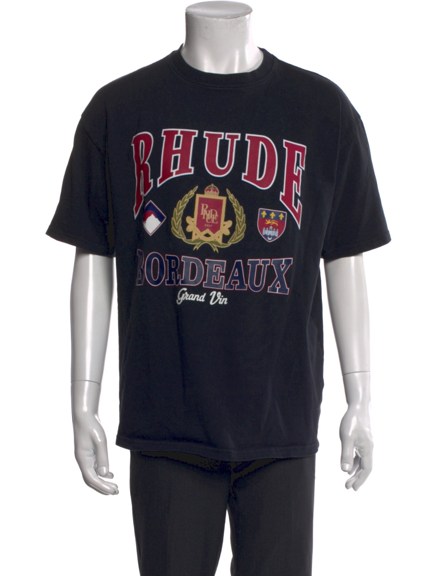 RHUDE Graphic Print Crew Neck T-Shirt