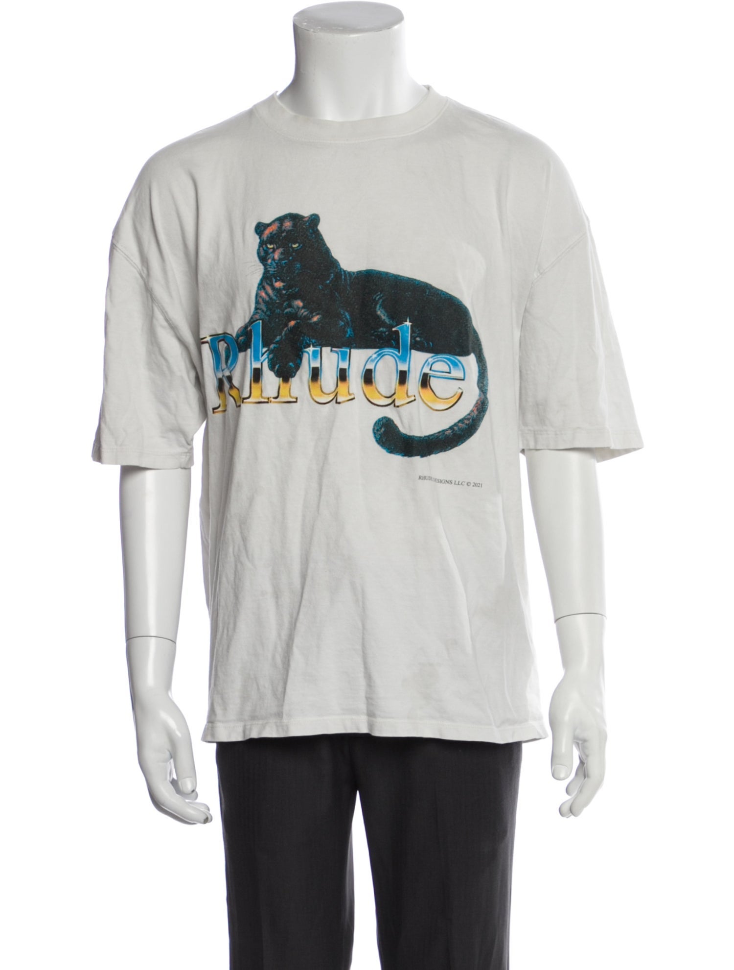 RHUDE Graphic Print Crew Neck T-Shirt