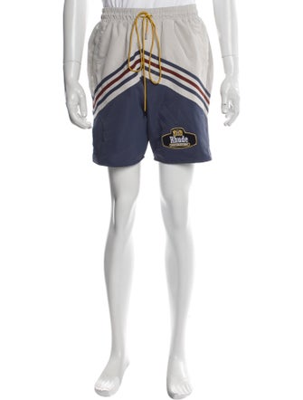 RHUDE Striped Embroidered Accent