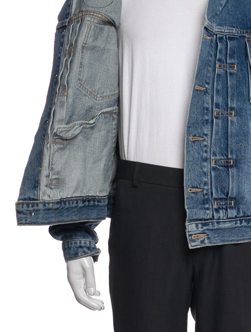 RHUDE Graphic Print Denim Jacket