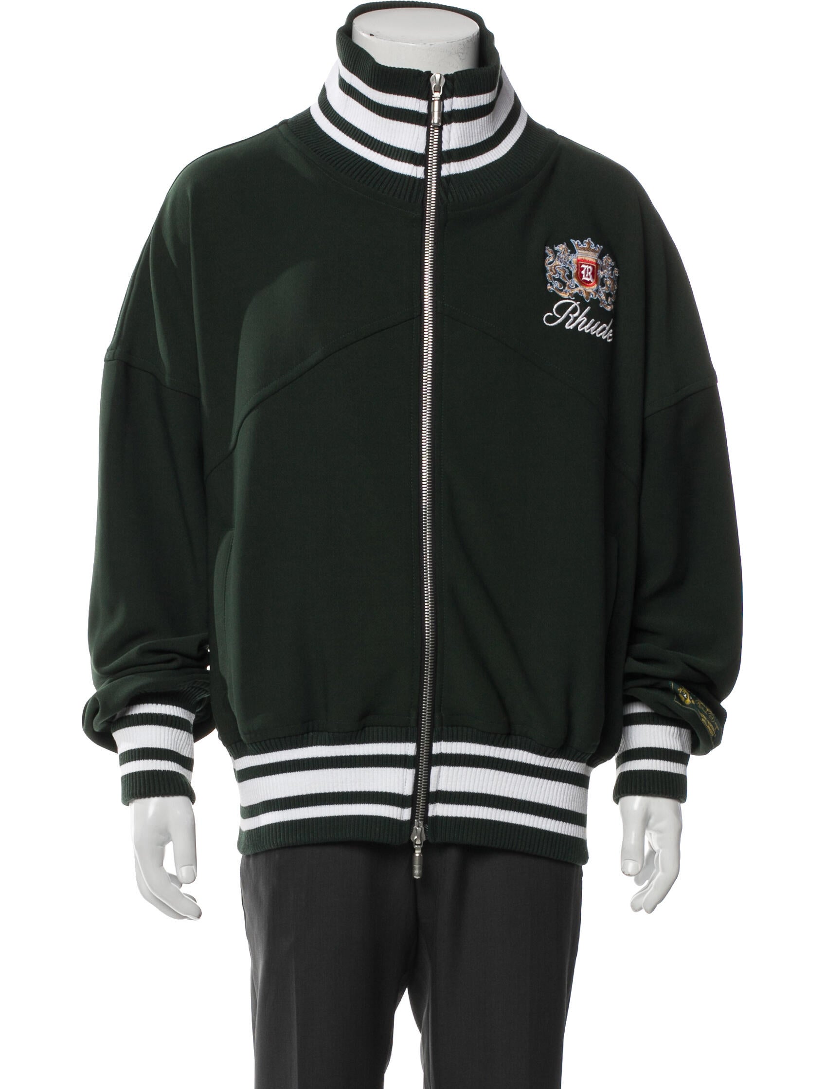 RHUDE Striped Varsity Jacket