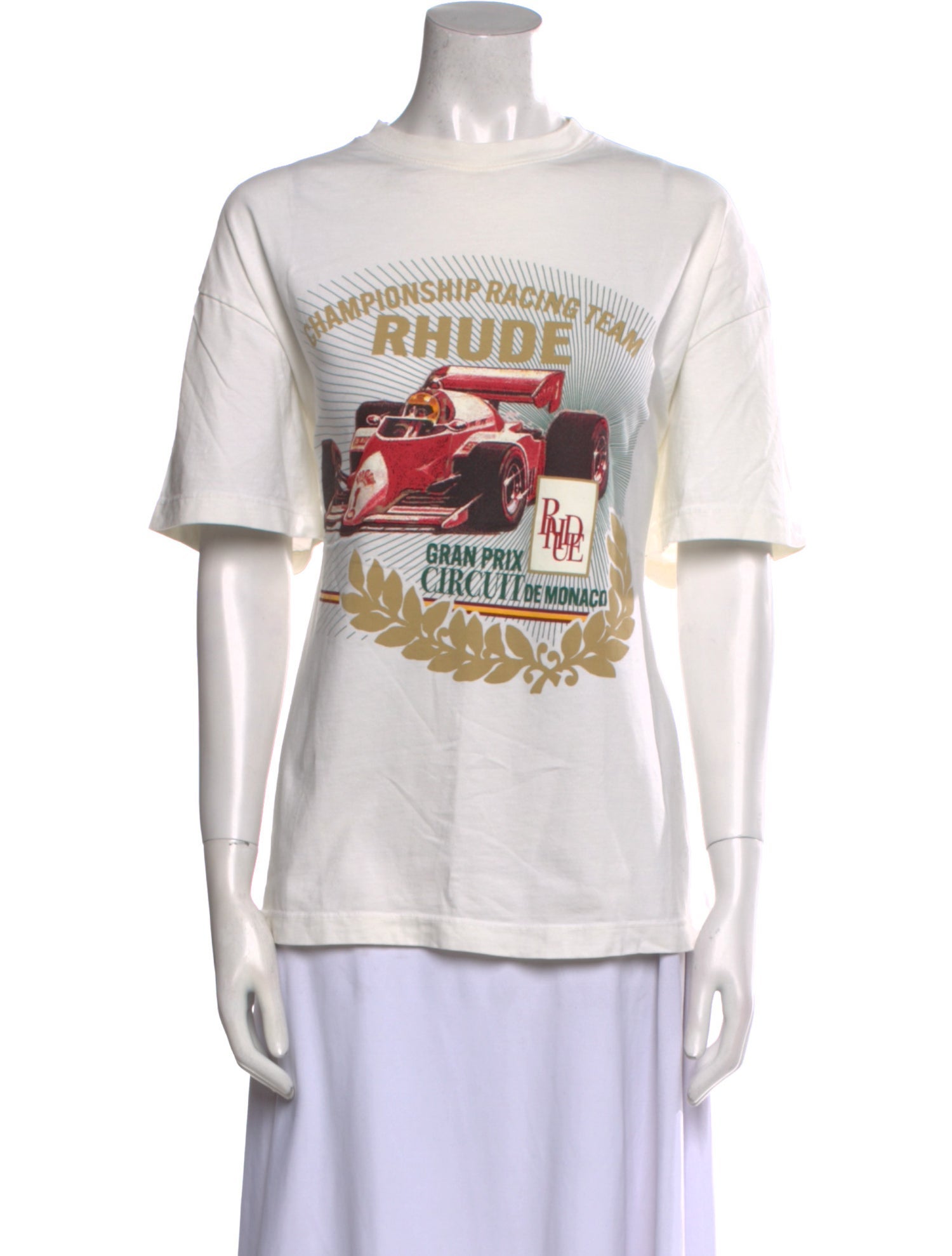 RHUDE Graphic Print Crew Neck T-Shirt