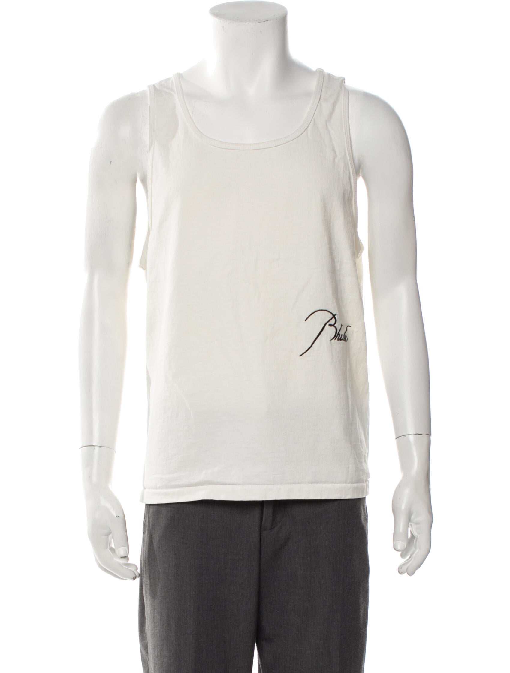 RHUDE Graphic Print Scoop Neck T-Shirt