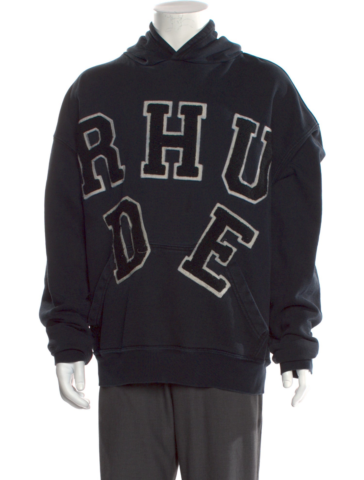 RHUDE Graphic Print Crew Neck Hoodie