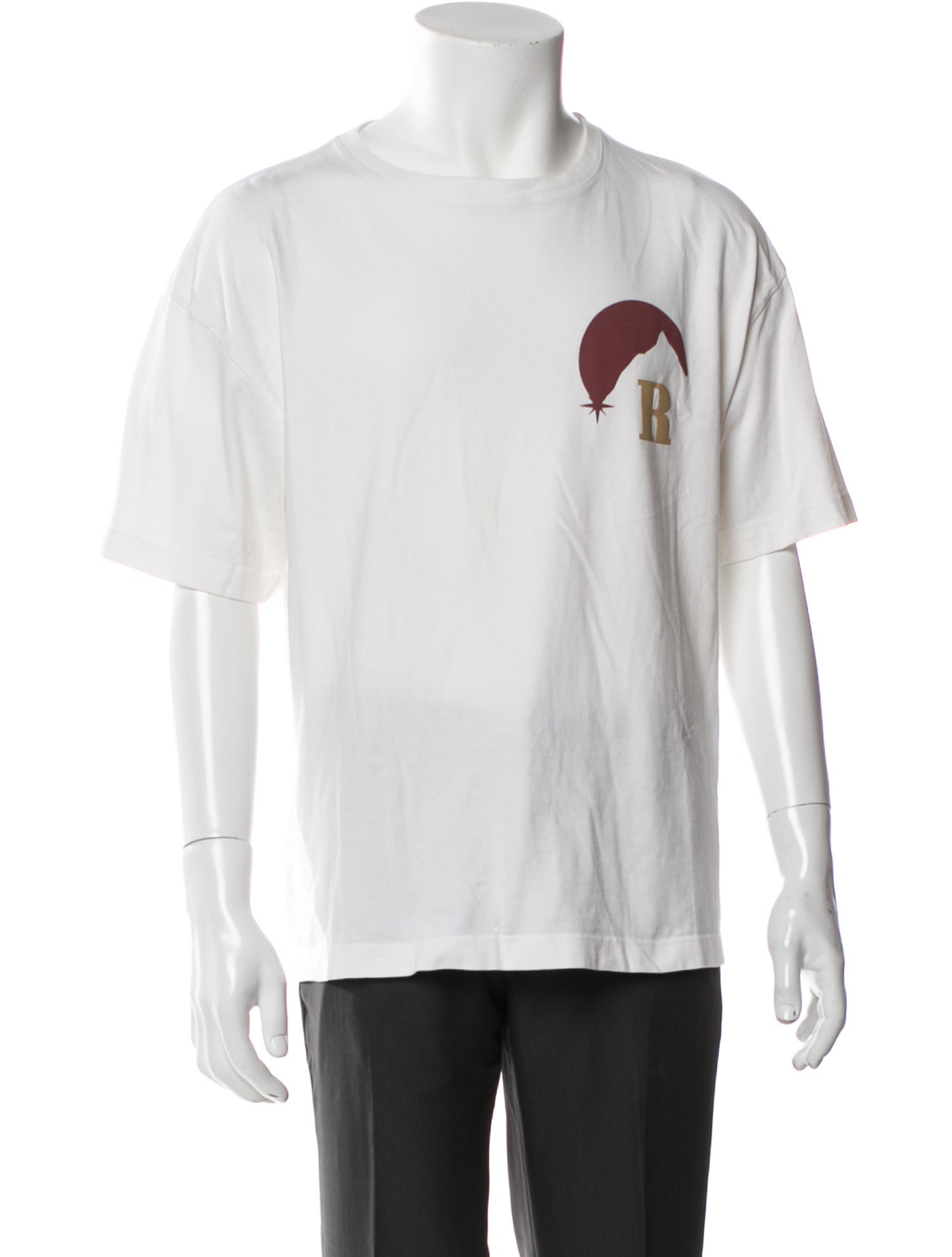RHUDE Graphic Print Crew Neck T-Shirt