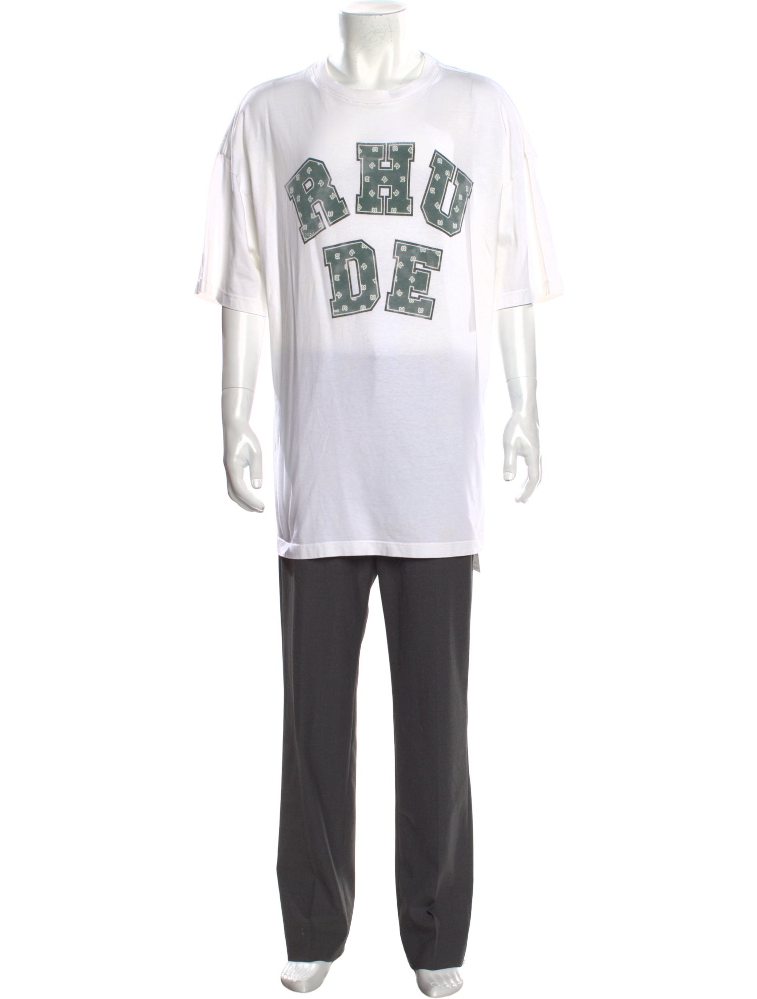 RHUDE Graphic Print Crew Neck T-Shirt