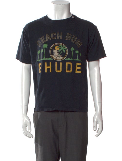 RHUDE Graphic Print Crew Neck T-Shirt