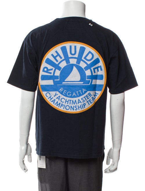 RHUDE Graphic Print Crew Neck T-Shirt