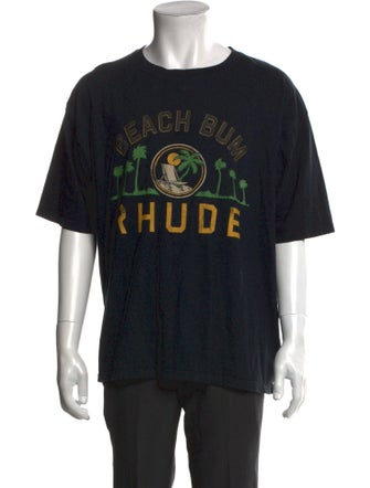 RHUDE Graphic Print Crew Neck T-Shirt