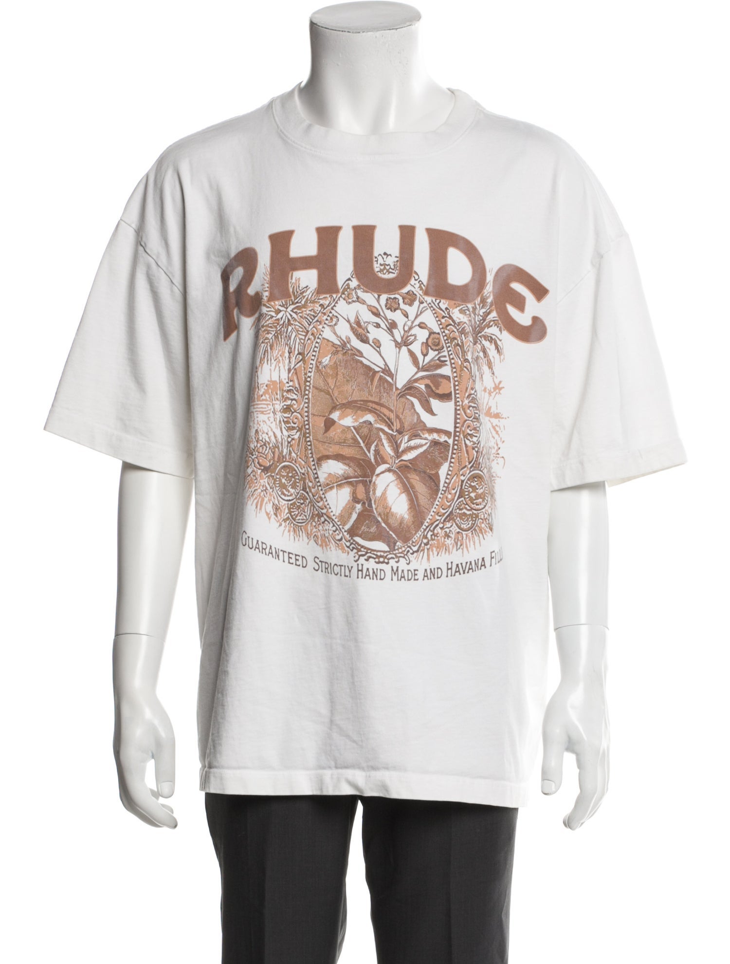 RHUDE Graphic Print Crew Neck T-Shirt