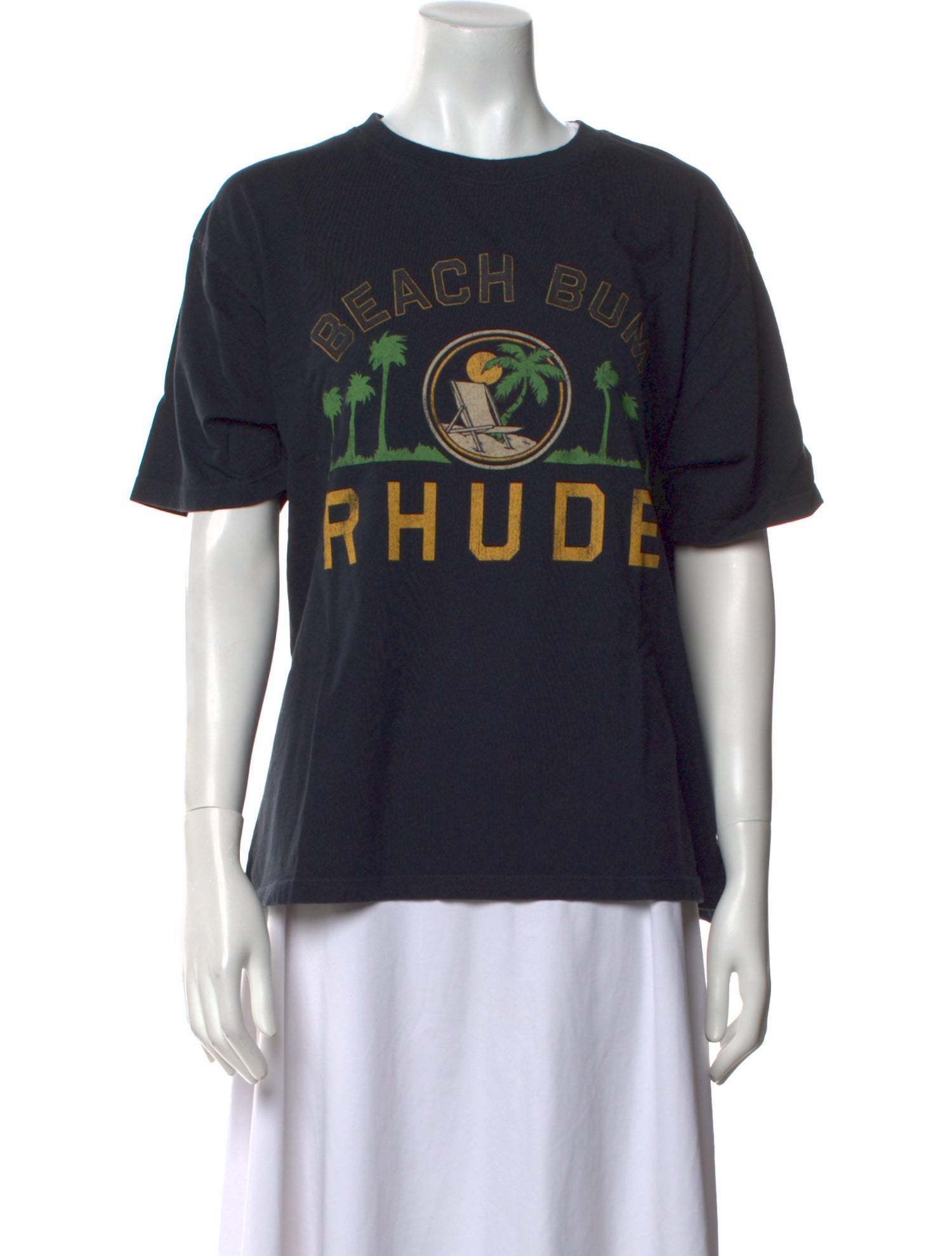 RHUDE Graphic Print Crew Neck T-Shirt