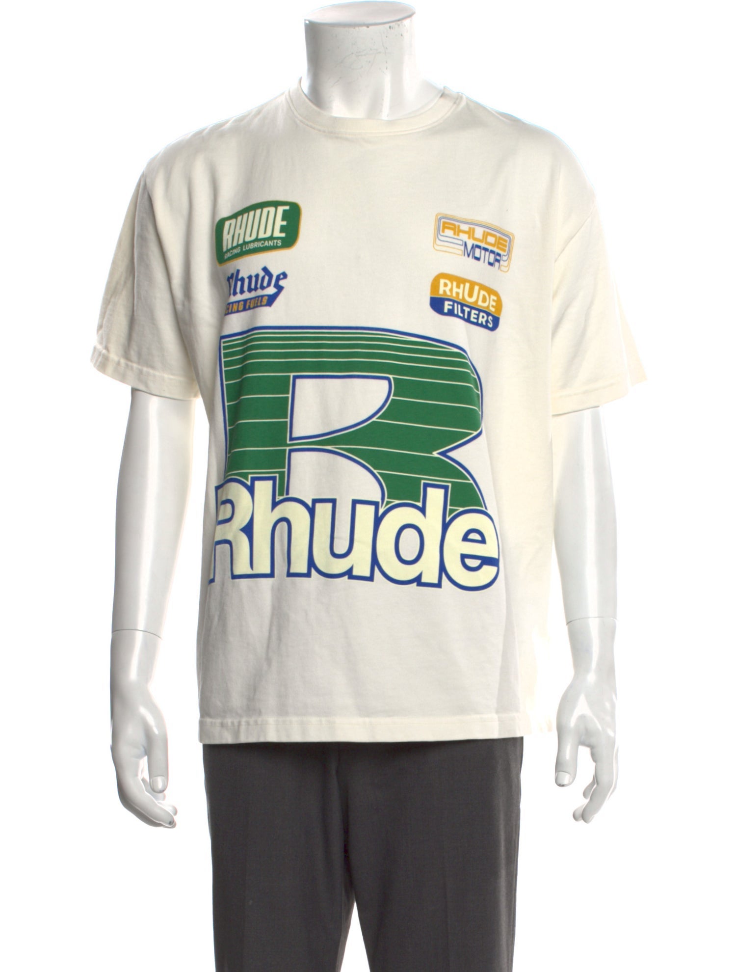 RHUDE Graphic Print Crew Neck T-Shirt