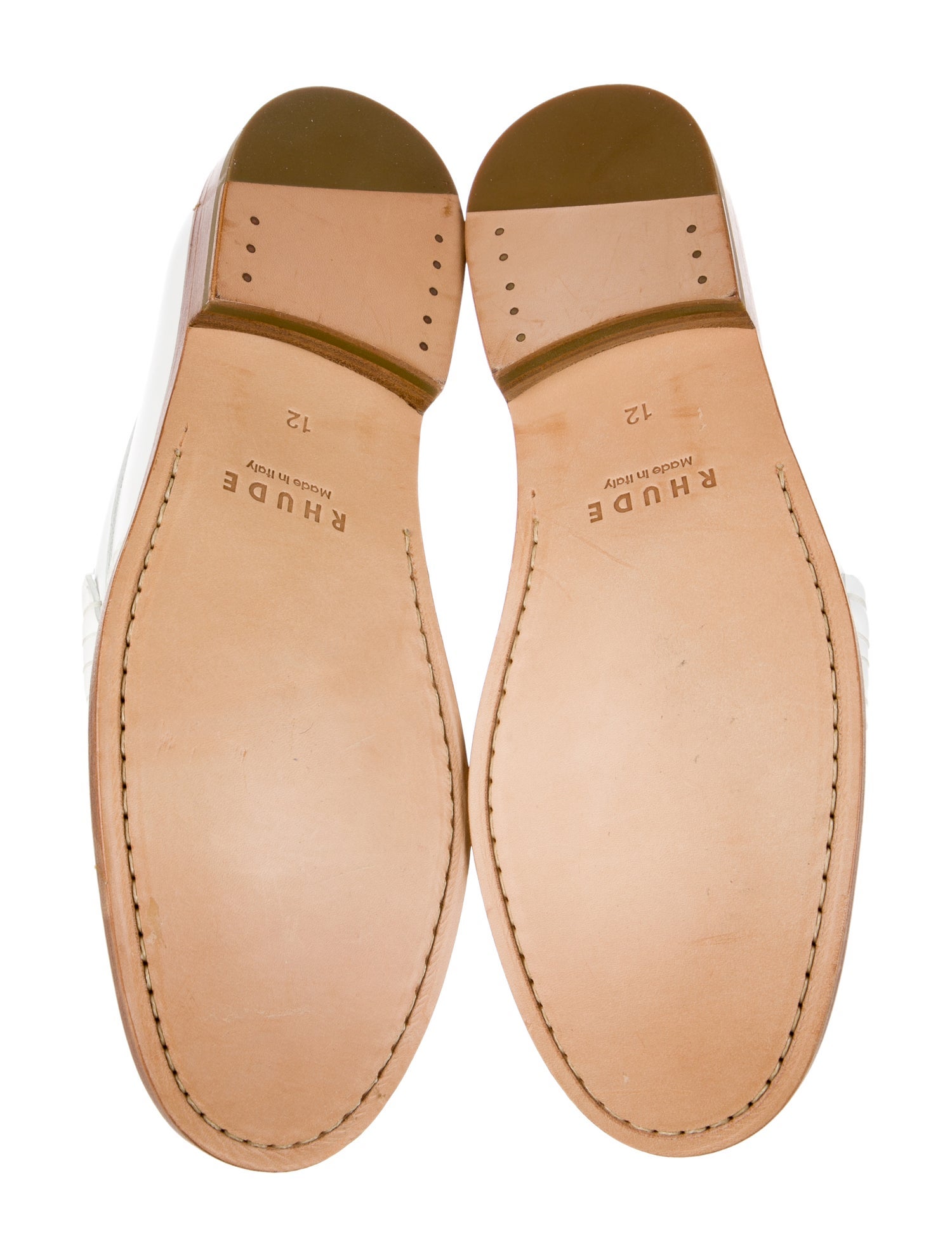 RHUDE Leather Dress Loafers
