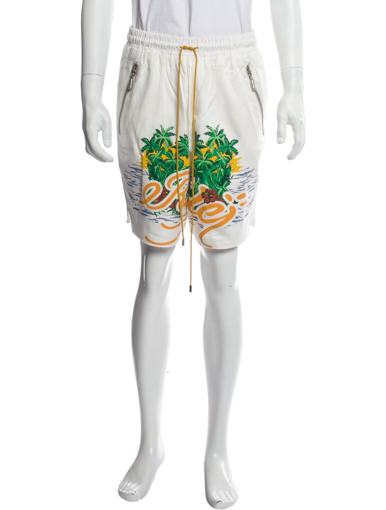 RHUDE Graphic Print Jogger Shorts