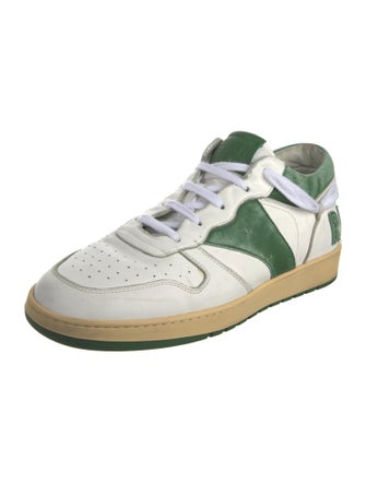 RHUDE Leather Printed Sneakers