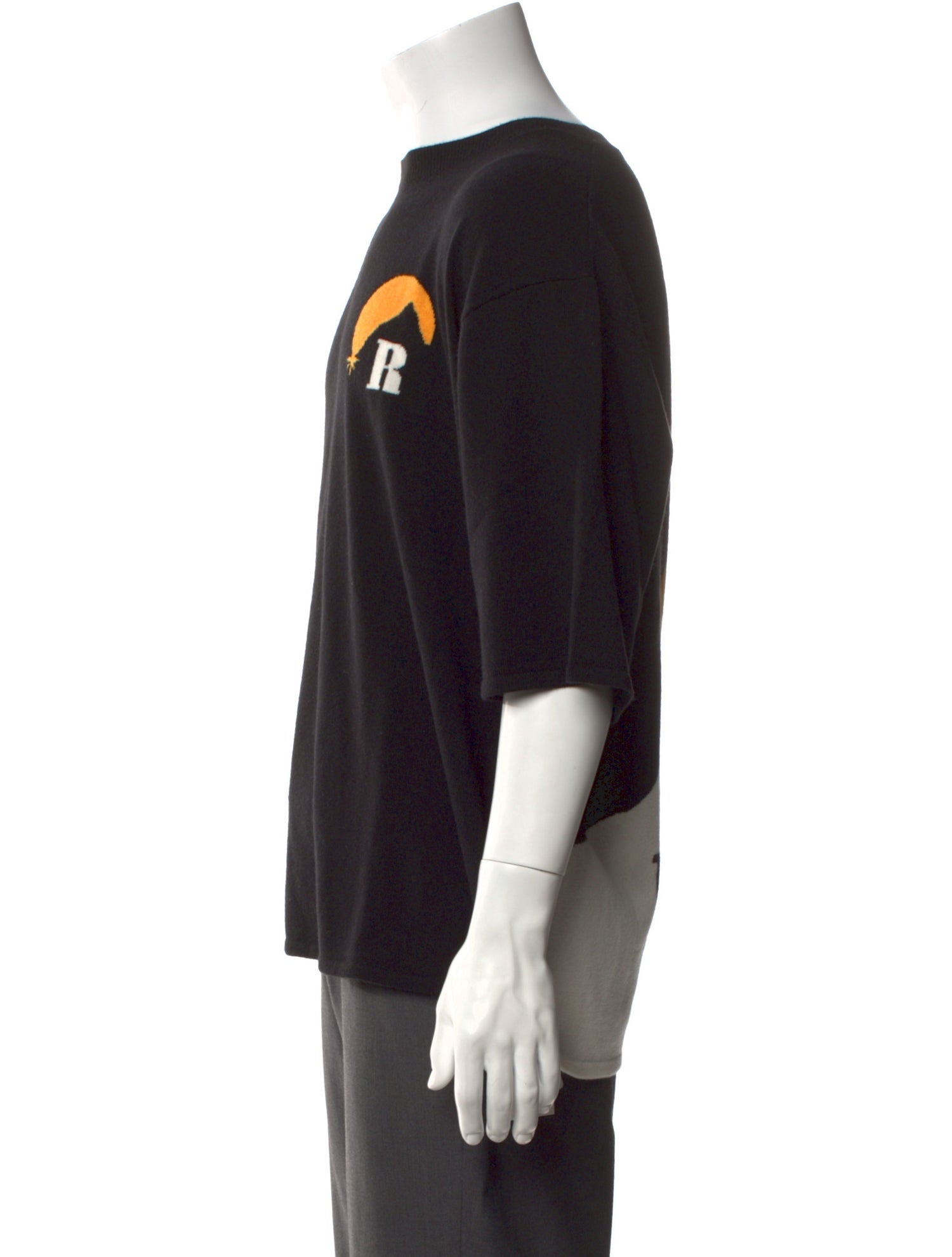 RHUDE Merino Wool Graphic Print T-Shirt w/ Tags