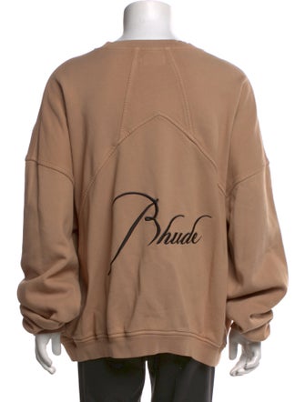 RHUDE Graphic Print Crew Neck Pullover