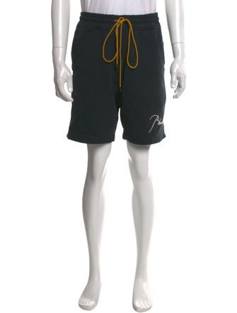 RHUDE Graphic Print Jogger Shorts