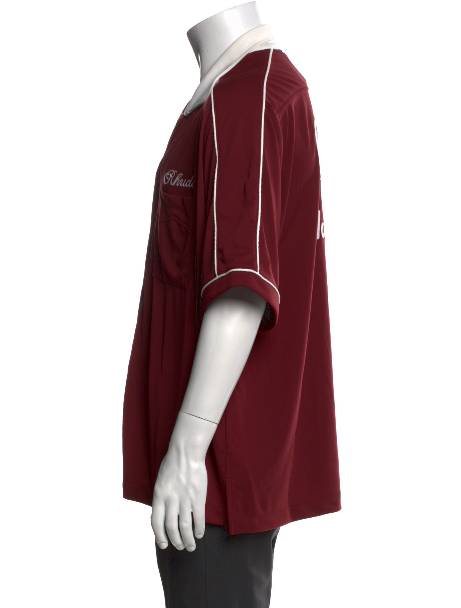 RHUDE Graphic Print Short Sleeve Shirt