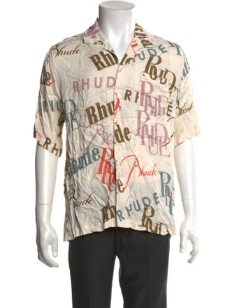 RHUDE Printed Short Sleeve Shirt
