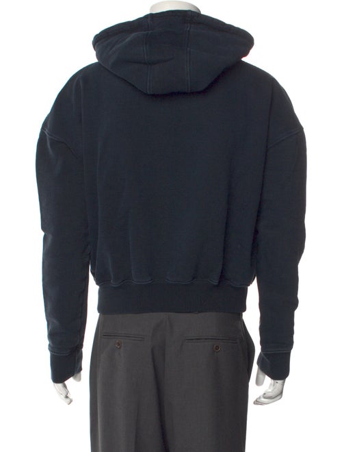 RHUDE Graphic Print V-Neck Hoodie
