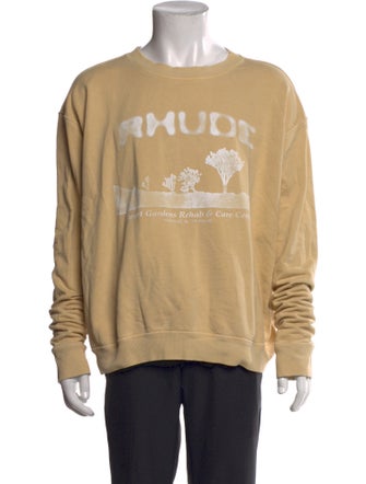 RHUDE Graphic Print Crew Neck Sweatshirt