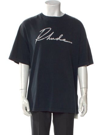 RHUDE Graphic Print Crew Neck T-Shirt