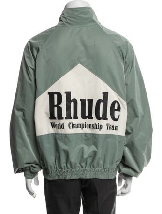 RHUDE Colorblock Pattern Windbreaker