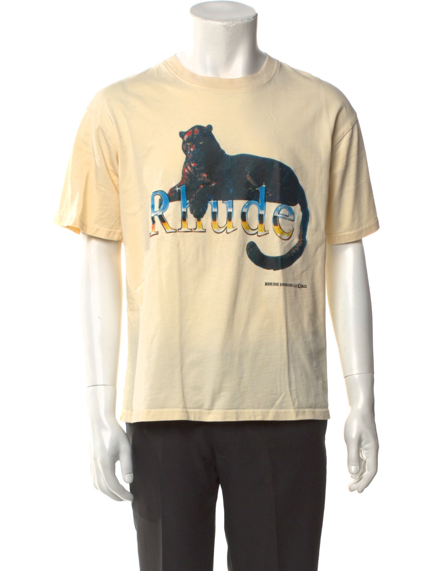 RHUDE Graphic Print Crew Neck T-Shirt